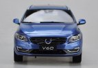 1:18 Scale White / Blue Diecast Volvo V60 Model
