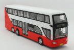 Kids Green /White /Red NO.500 Die-Cast BeiJing Double Decker Bus
