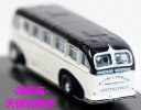White Mini Scale Oxford Die-Cast Burlingham Sunsaloon Bus Model