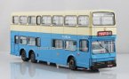 1:76 Scale Blue NO.101 Hong Kong Double Decker City Bus Toy