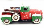 Retro Christmas Theme Tinplate U.S. Pickup Truck Model