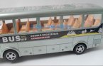 Large Scale Gray Electric Single-decker City Bus Toy