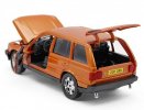 Silver / Orange 1:24 Scale Bburago Diecast Range Rover Model