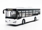 1:43 Scale White Diecast Sunlong SLK6109 City Bus Model