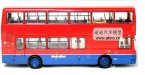 1:76 Scale NO.4 Red London Double Decker Bus Model