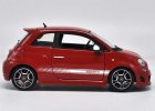 Red / Black 1:18 Scale Bburago Diecast Fiat Abarth 500 Model