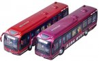 Red / Purple 1:43 Scale Die-Cast Yangtse Bus Model