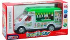 Kids White-Green Plastics Ice Cream Bus Toy