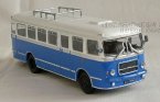1:43 Scale White-blue 1972 SAN H-100A Bus Model