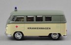 1:36 Scale Kids Welly 1962 VW Ambulance Bus Toy