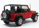 Red 1:18 Scale Maisto Diecast Jeep Wrangler Rubicon Model