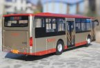 1:64 Scale Red-Golden NO.849 Diecast Sunwin City Bus Model