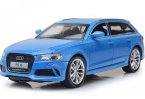 Kid 1:32 Scale Blue / Red / White / Yellow Diecast Audi RS6 Toy