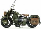 Tinplate Army Green Large Scale 1942 Harley Davidson WLA Model
