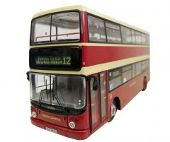 1:76 Red Paisnton Torway Newton Abbot NO.12 Route Bus Model