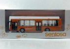 Orange 1:87 Scale Sentosa Diecast City Bus Model