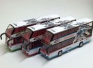 Red / Blue / Green Kids NO.103 Die-Cast Double Decker Bus Toy