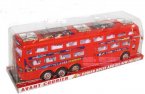 Kids Super Long Size Plastics Double-Decker Bus Toy