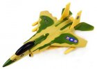 Gray / White / Yellow Kids Die-Cast F-15 Eagle Fighter Toy