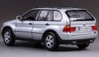 Silver 1:18 Scale MotorMax Diecast BMW X5 Model