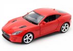 1:36 Scale Blue / Red / Green Diecast Jaguar F-Type Coupe Toy