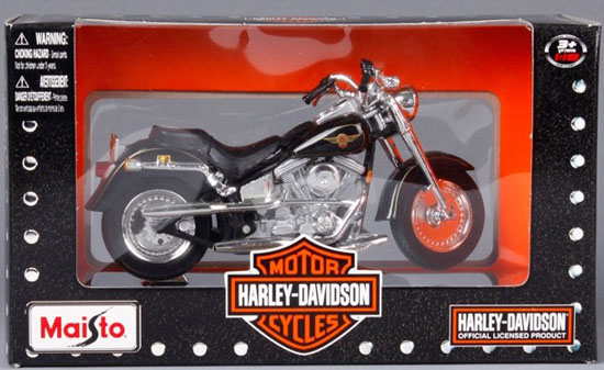 Maisto Harley Davidson Motorcycle 2000 FLSTF Fat Boy Series 10 Die Cast 1 18 for sale online 