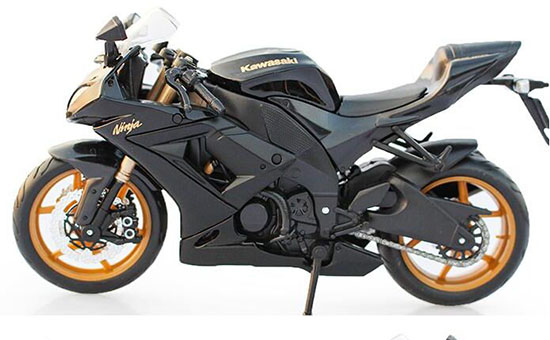 Maisto 1:12 Kawasaki Ninja ZX-10R Black Diecast Motorcycle 
