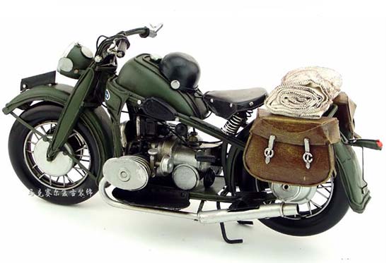 Bayerische Motoren Werke 1923 Vintage Motorcycle Diecast R32 Model Metal 13" Toy 