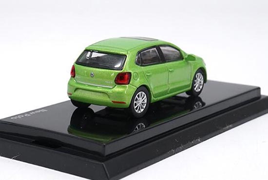 Details about  / Original 1//64 Scale Shanghai Volkswagen NEW POLO Metal Green Alloy Model Car