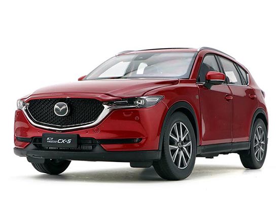 Mazda CX-5 2018 car model in scale 1:18 Red 
