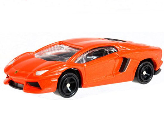 6" Diecast 1:32 Lamborghini Aventador LP-700-4 Pull Back New Ray Toy Orange