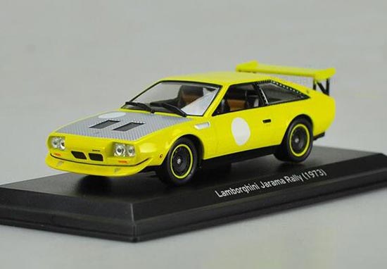 Yellow 1:43 Scale Diecast Lamborghini Jarama Rally 1973 ...