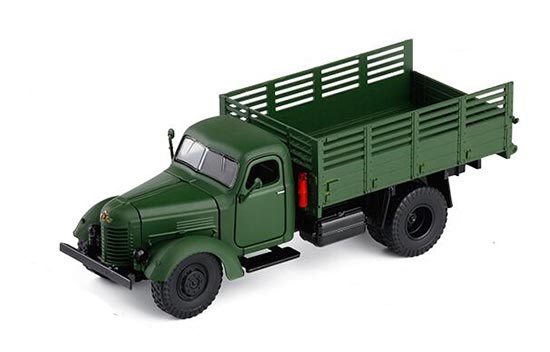 1:32 1/32 Army Green Jiefang Military Truck Diecast Truck Model With Light Sound 