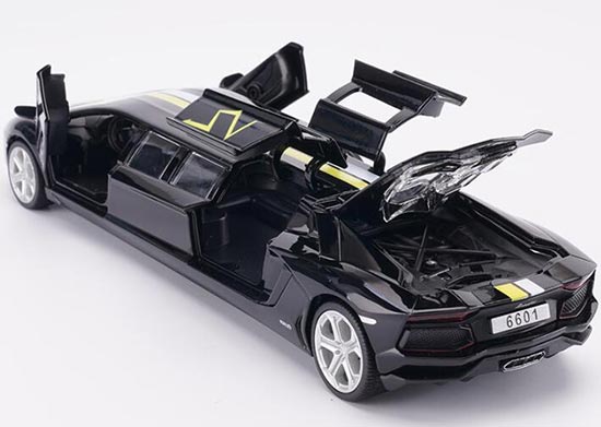 Black Long Size Kids Diecast Lamborghini Aventador LP700-4 ...