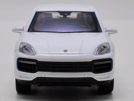 Porsche Cayenne SUV 1:36 Model Car Diecast Toy Vehicle Pull Back Kids White