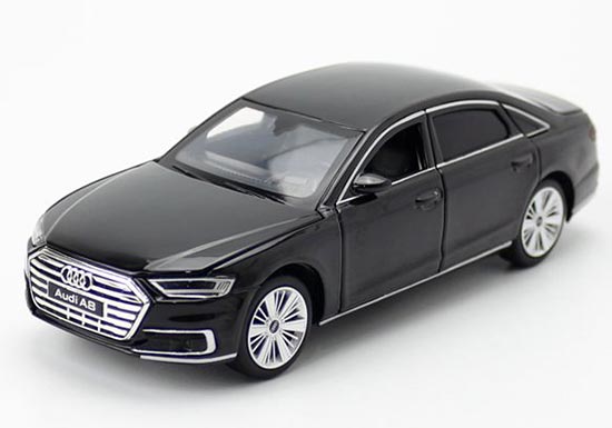 1/32 Scale Audi A8 Model Car Alloy Diecast Toy Vehicle Kids Gift Pull Back White 
