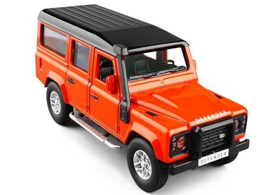 Details about   Orange  Land Rover Defender Car Model Diecast Toy Vehicle 