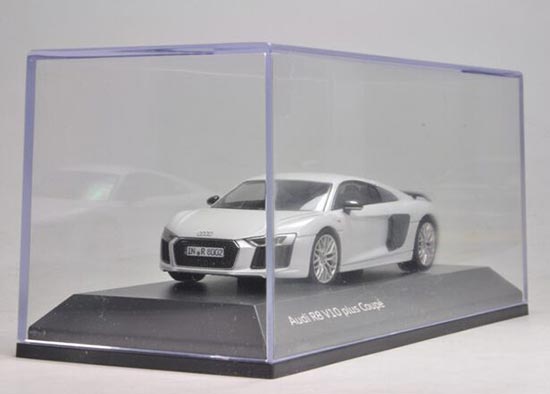 Audi R8 Quattro 1:43 scale model boxed silver 