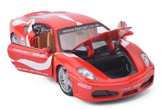Bburago 18-26009 Ferrari F430 Fiorano Voiture Miniature à léchelle 1:24 Rouge 