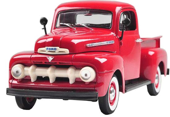 WELLY 1951 FORD F1 PICKUP RED LOOSE 1:64 SCALE