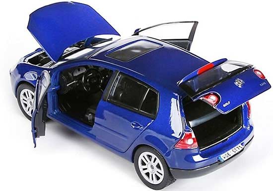 Convergeren maagpijn Toevallig Blue / Black 1:18 Scale Bburago Diecast VW Golf V Model [NB9T947] :  EZBUSTOYS.COM