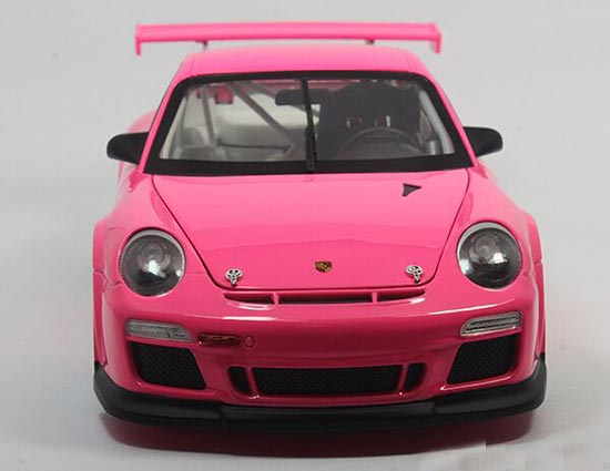 Welly 1:18 Porsche 911 GT3 Cup Diecast Model Car New in Box Pink 