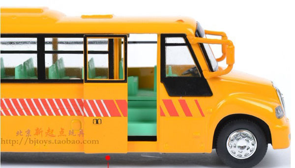 Orange School Bus Toy Children Resin Play Store Estate AS IS 1:12 Mini CA9456 