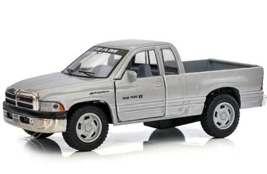 Dodge RAM 1500 Pickup Trucks Model Cars 1:44 Toys Gifts Alloy Diecast Dark Green