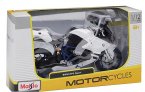 1:12 Scale Maisto White Diecast BMW HP2 Sport Motorcycle