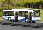 Blue-White 1:64 Scale Diecast Volvo B7RLE City Bus Model