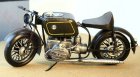 Handmade Large Scale Tinplate Black BMW Motorcycle Model