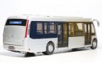 1:36 Scale Silver Chinese FAW Coach Bus Model