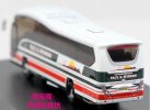 White Mini Scale Oxford Die-Cast Paul S Winson Tour Bus Model