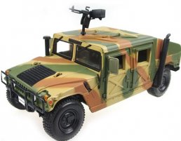 Army Green / Khaki 1:18 Scale Maisto Diecast Military Hummer H1